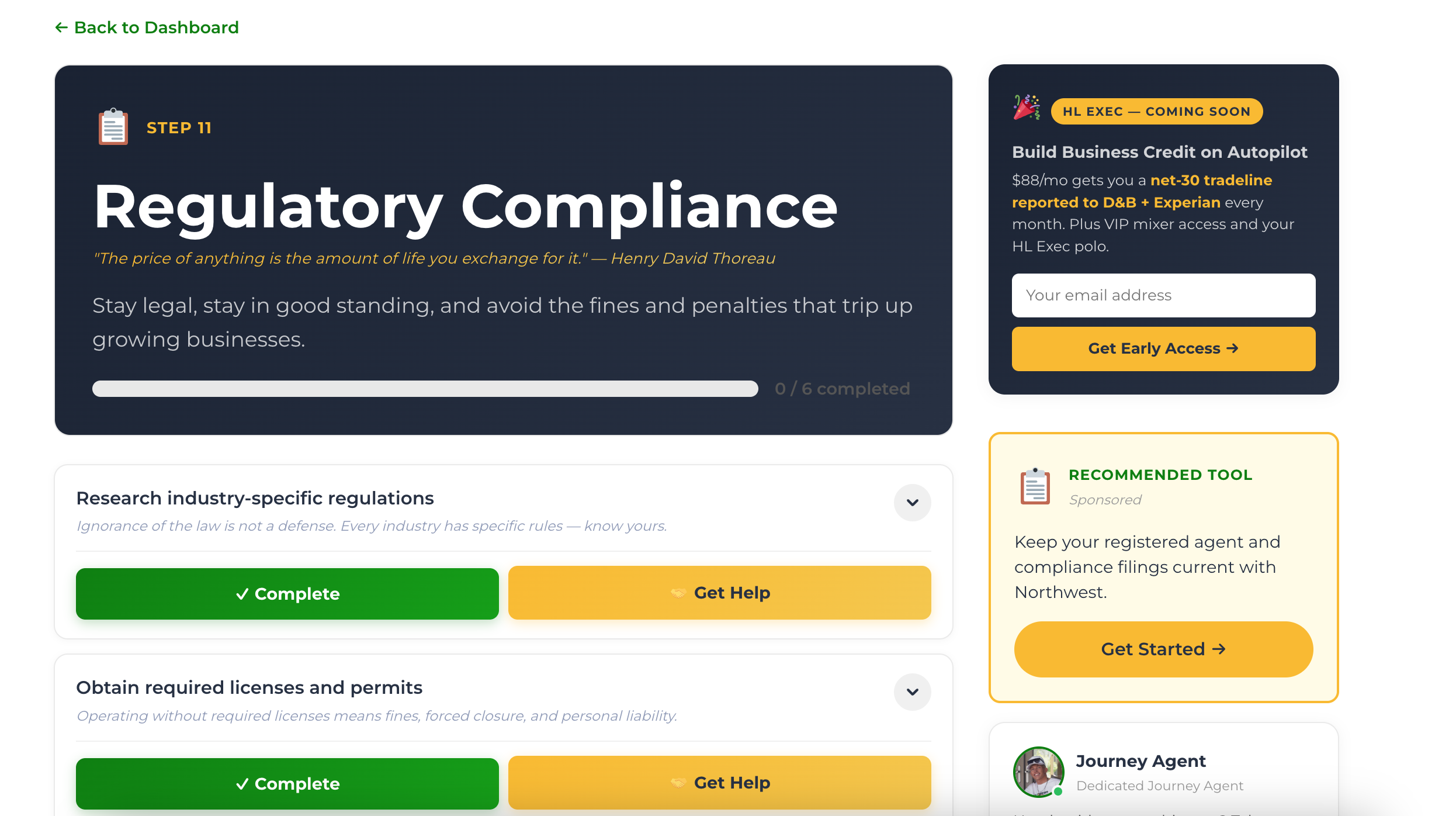 Hustler's Library Business Journey Dashboard